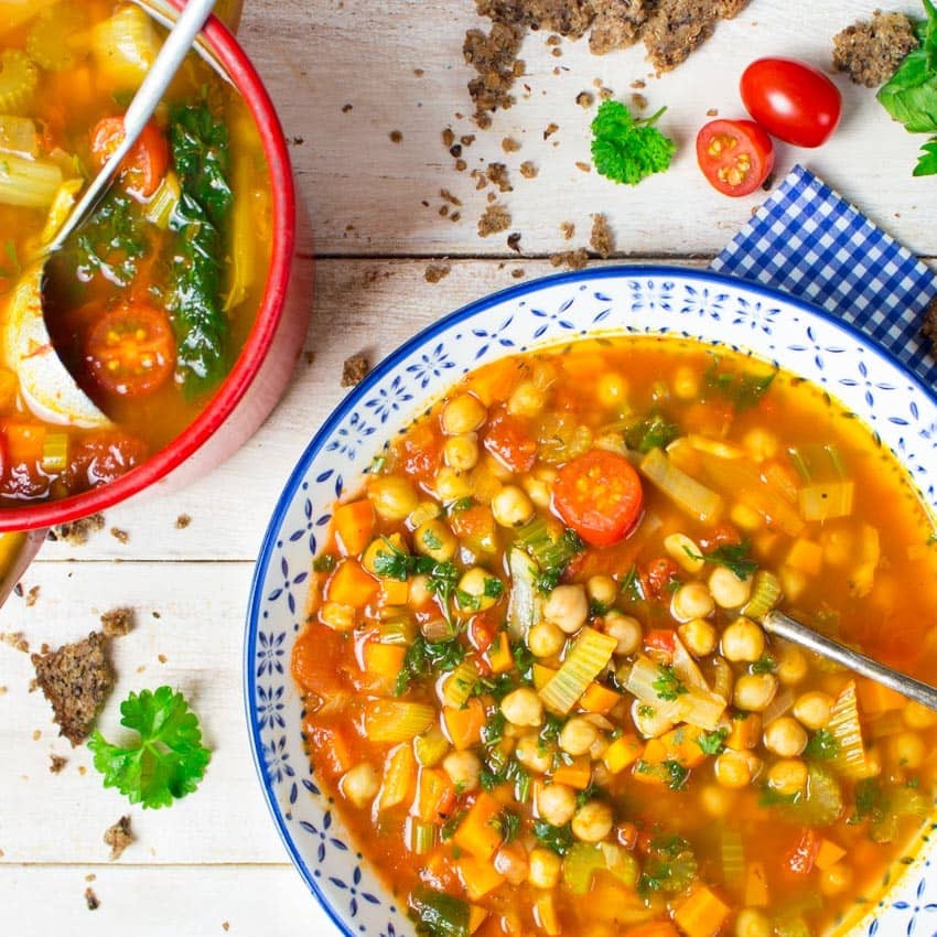 Italian Vegan Recipes
 Italian Vegan Garbanzo Bean Soup Vegan Heaven