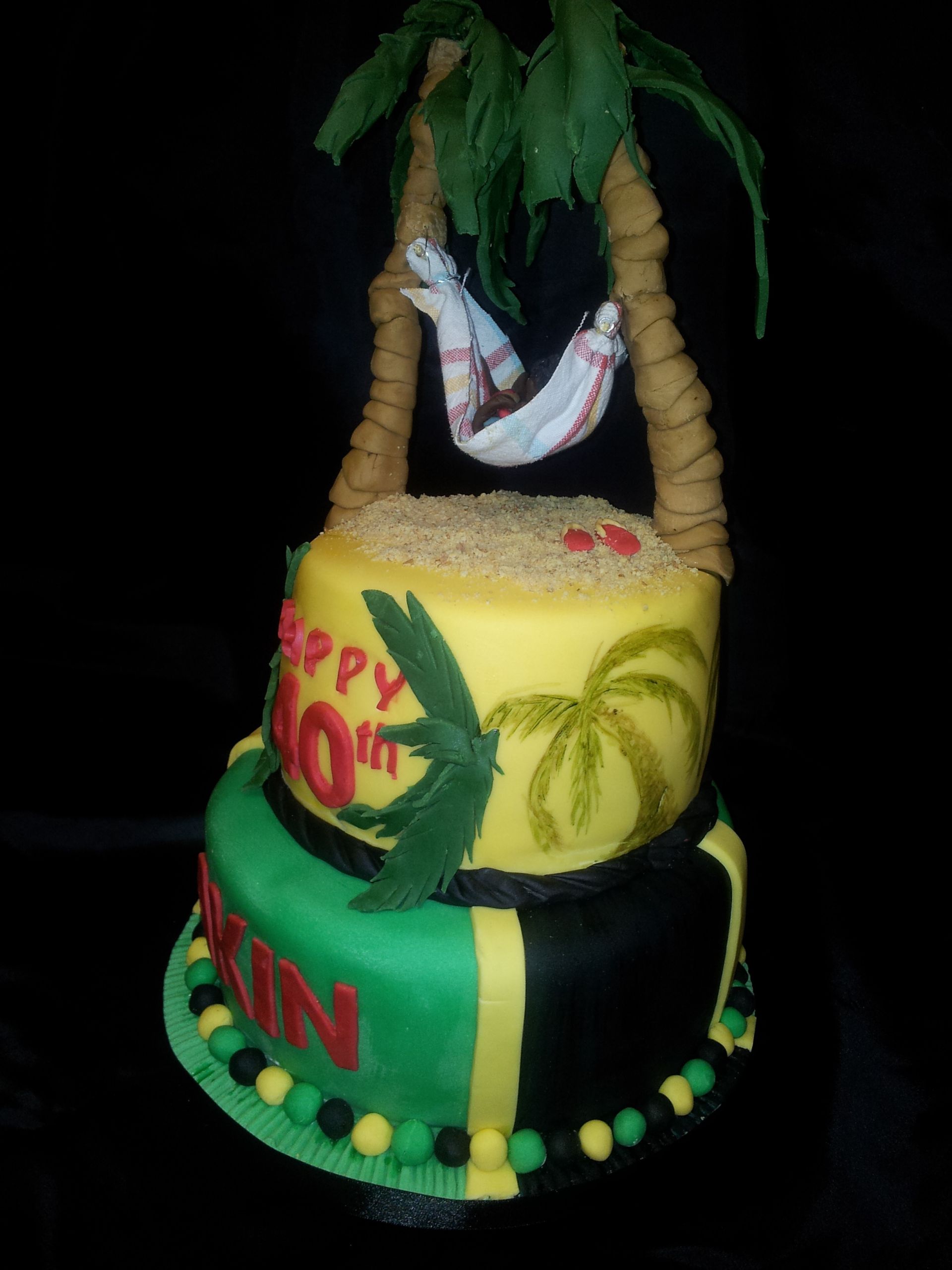 Jamaican Birthday Cake
 40Th Birthday Cake Jamaican Themed CakeCentral