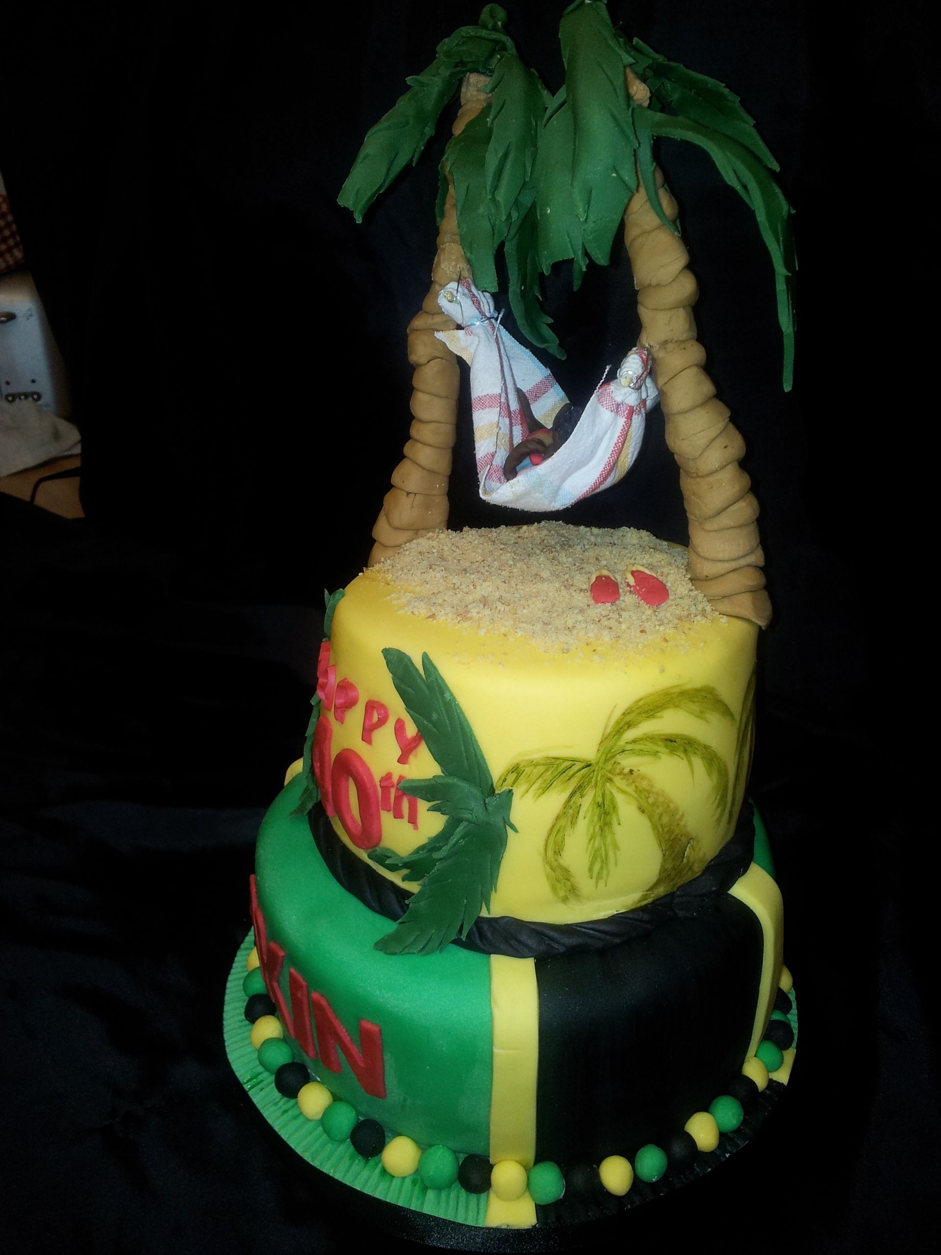 Jamaican Birthday Cake
 40Th Birthday Cake Jamaican Themed CakeCentral