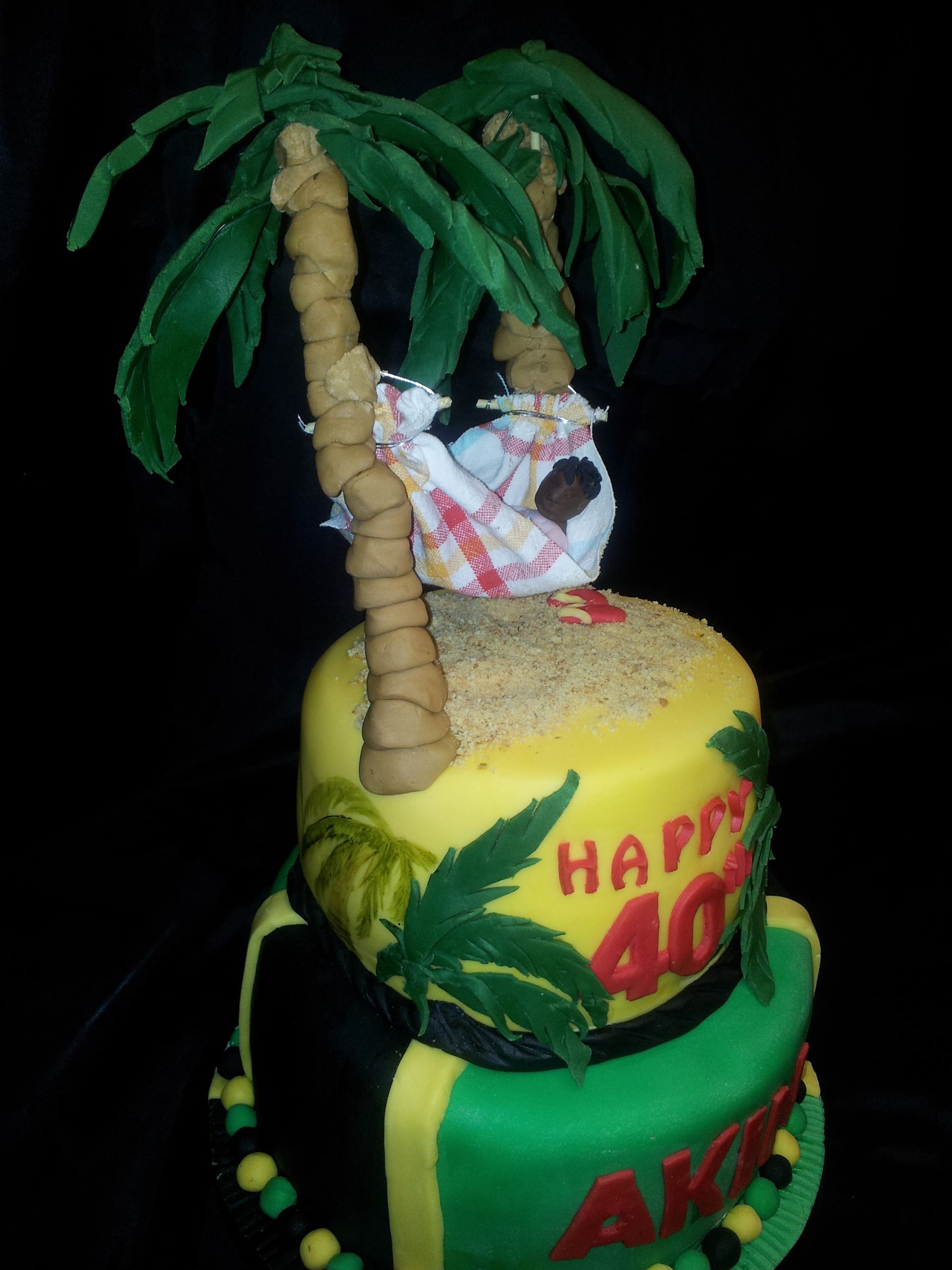Jamaican Birthday Cake
 40Th Birthday Cake Jamaican Themed CakeCentral