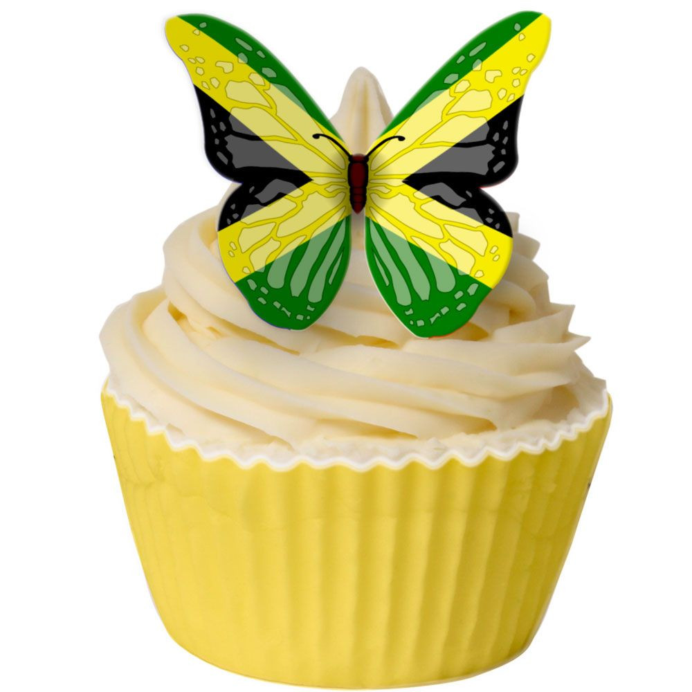 Jamaican Birthday Cake
 Jamaican Cupcake cake topper