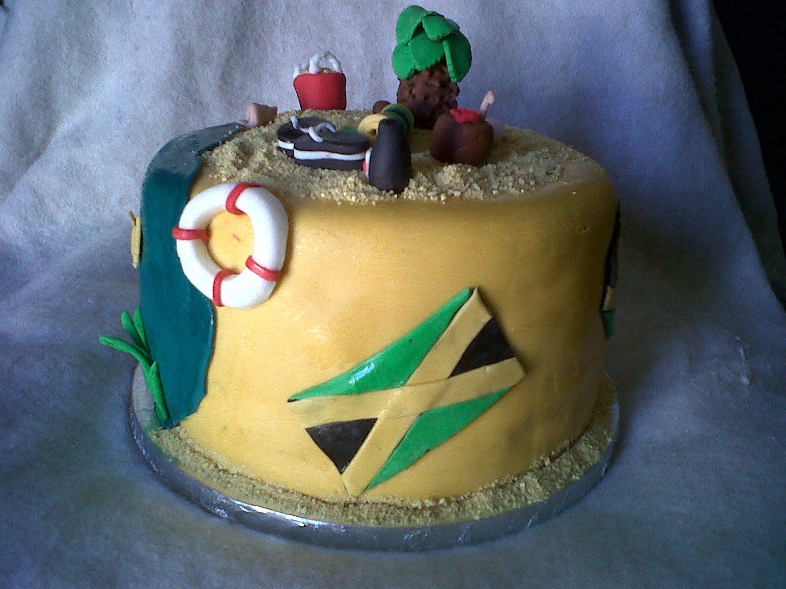 Jamaican Birthday Cake
 Jayme s Cakes Jamaican Themed Island Cake