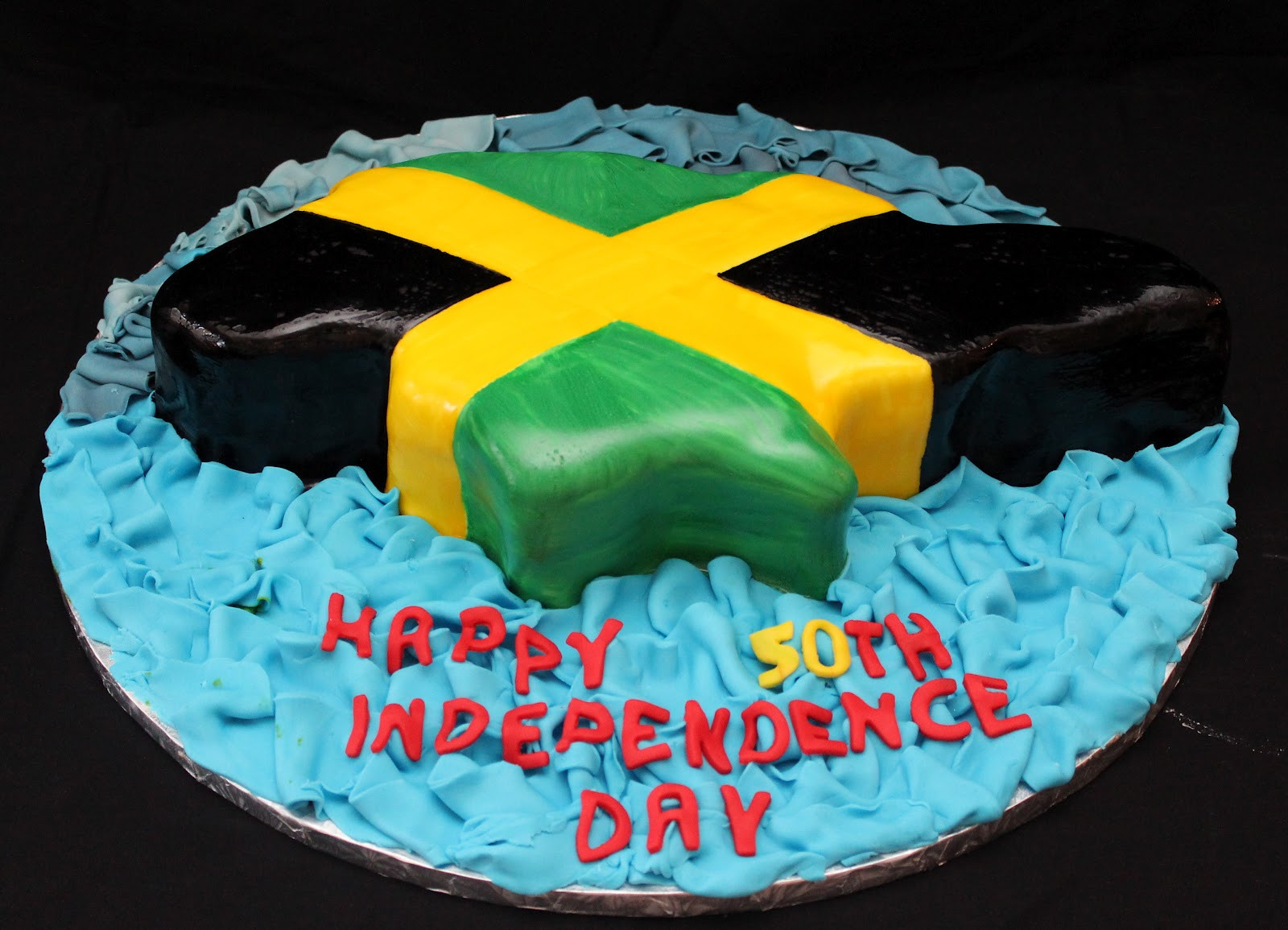 Jamaican Birthday Cake
 Love Dem Goo s Island of Jamaica Flag Cake