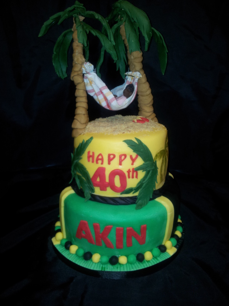 Jamaican Birthday Cake
 40Th Birthday Cake Jamaican Themed CakeCentral