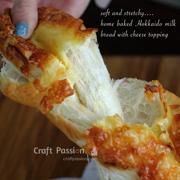 Japan Bread Recipe
 Hokkaido Milk Bread With Cheese Topping Recipe