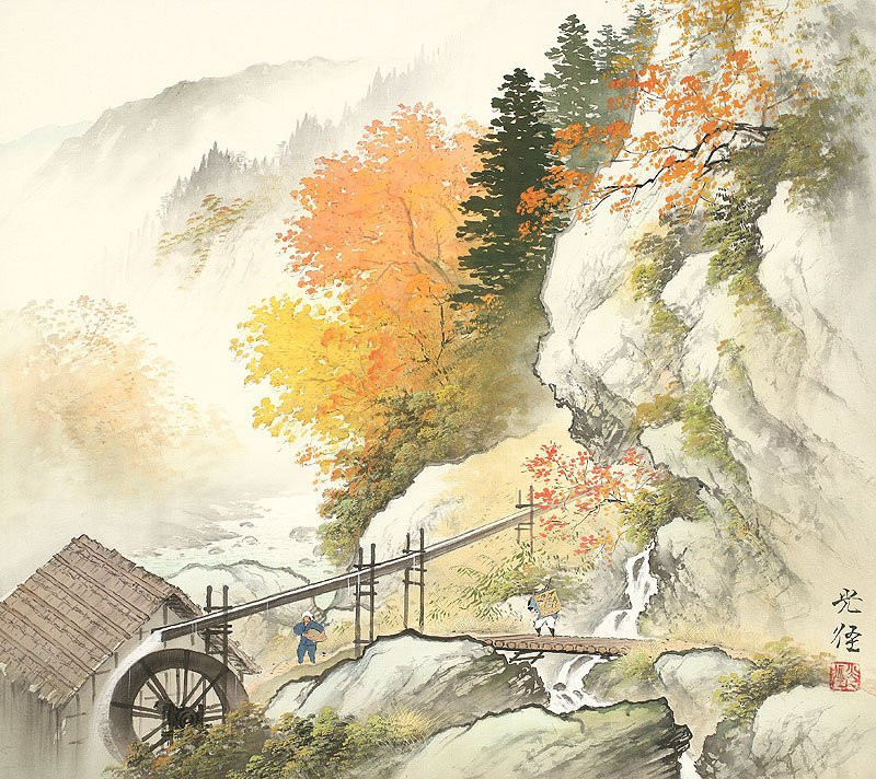 Japan Landscape Paintings
 Koukei Kojima [小島光径] The Cherry Blossoms