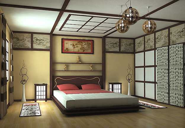 Japanese Bedroom Decor
 Asian Interior Decorating in Japanese Style