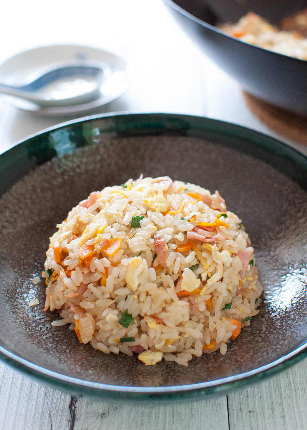 Japanese Fried Rice Recipe
 Japanese Fried Rice Chāhan with Instant Seasoning