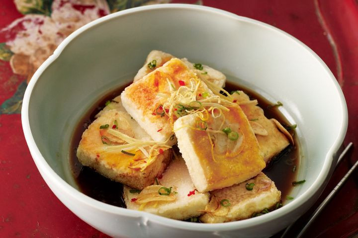 Japanese Tofu Recipes
 Tofu with Japanese flavours and crisp ginger