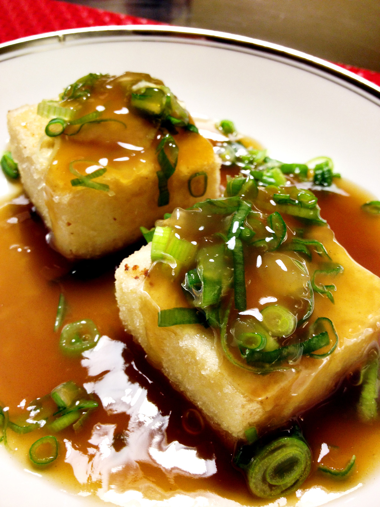 Japanese Tofu Recipes
 Agedashidofu Japanese Deep Fried Tofu 揚げ出し豆腐 BigOven