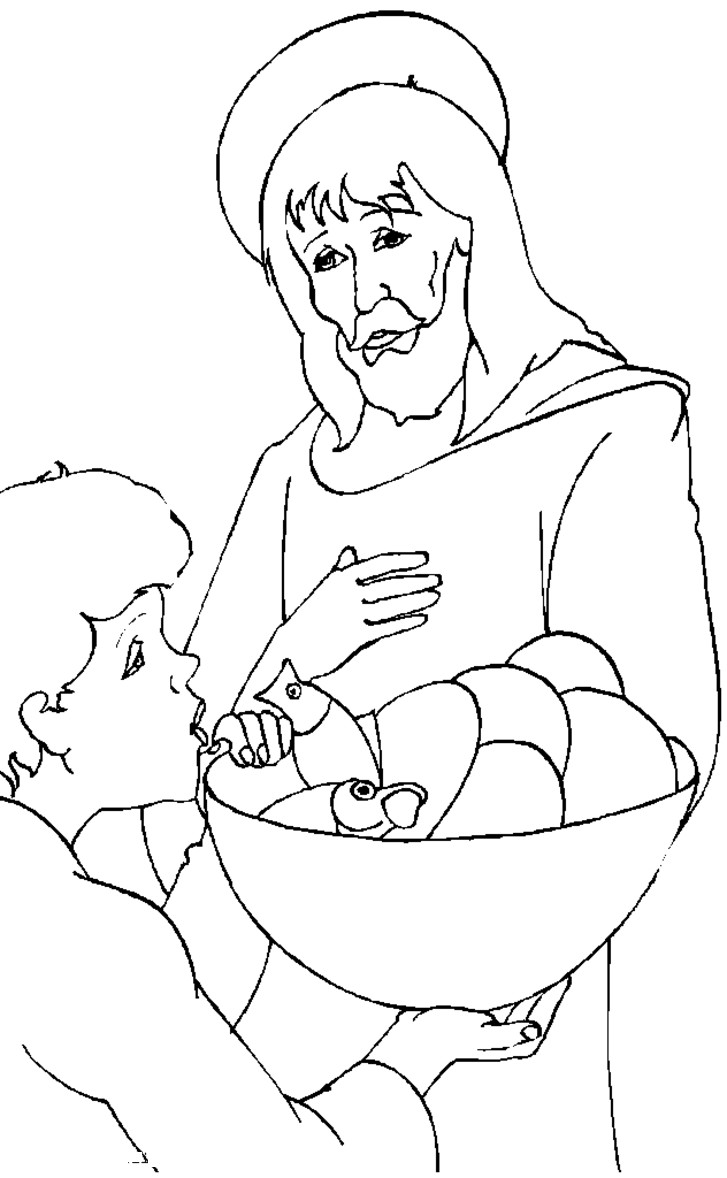 Jesus Children Coloring Page
 Jesus With Little Children Coloring Page Coloring Home