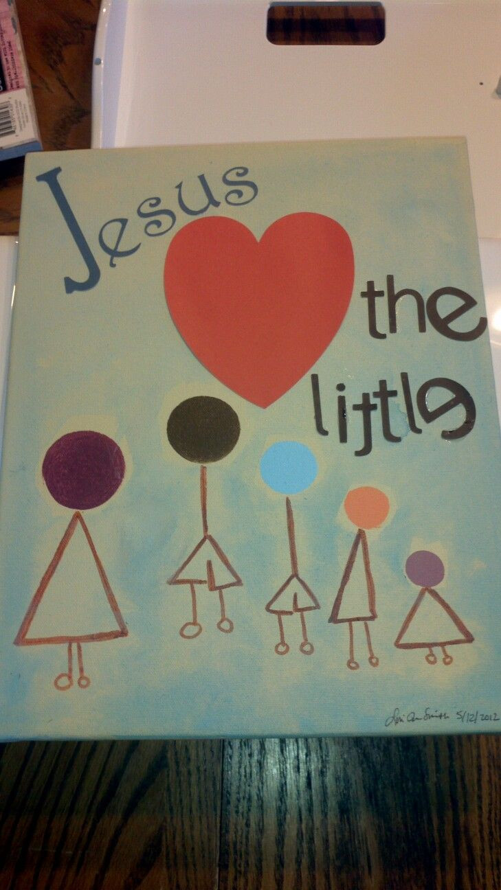 Jesus Loves The Little Children Craft
 Jesus loves the little children