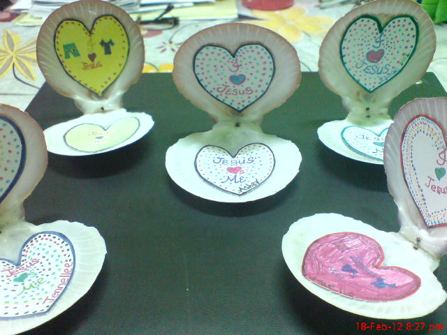 Jesus Loves The Little Children Craft
 Little Children TJC Donggongon Sea Shell Craft I