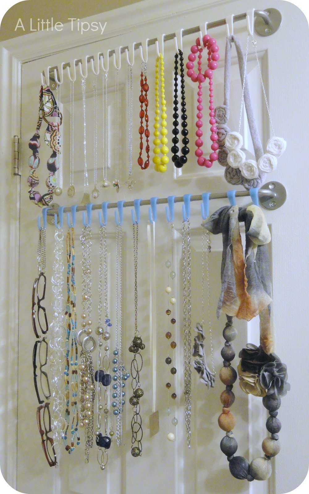 Jewelry Organization DIY
 DIY Jewelry Organizer A Little Tipsy