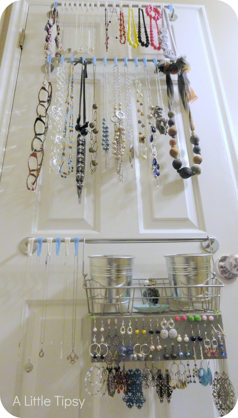 Jewelry Organization DIY
 DIY Jewelry Organizer A Little Tipsy