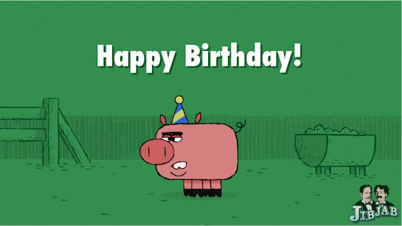 Jibjab Birthday Card
 New Birthday eCard – Gettin’ Piggy With It The JibJab Blog