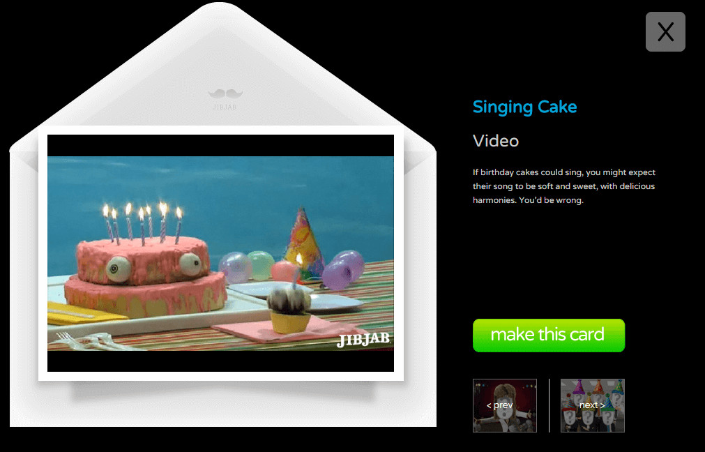 Jibjab Birthday Card
 JibJab Free eCards & Videos Featuring YOU Freemake