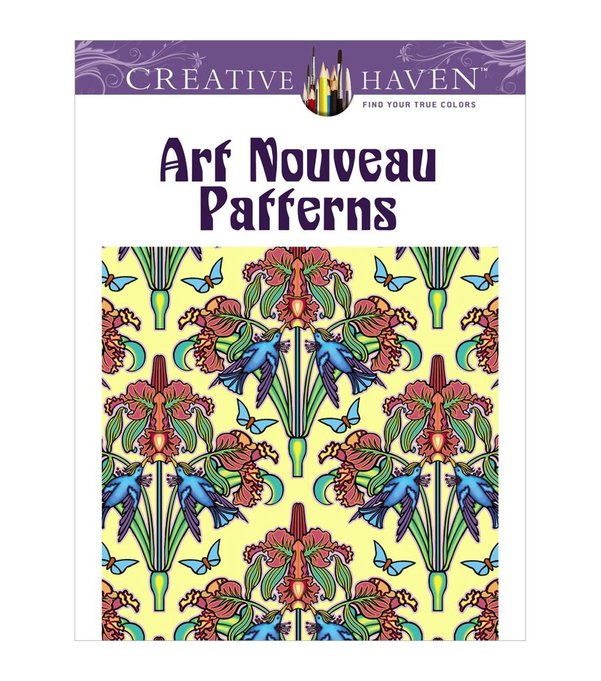 Joann Fabrics Adult Coloring Book
 Dover Creative Haven Art Nouveau Patterns Coloring Book