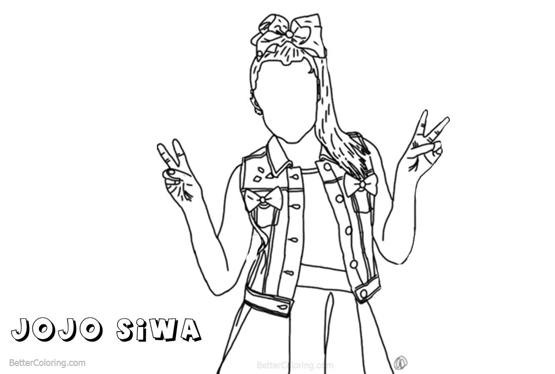Jojo Siwa Coloring Pages Printable
 10 the Best Ideas for Jojo Siwa Coloring Pages