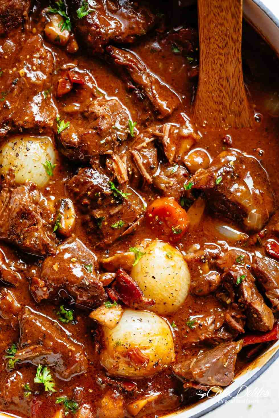 Julia Child Boeuf Bourguignon Recipes
 Beef Bourguignon Julia Child Recipe Cafe Delites