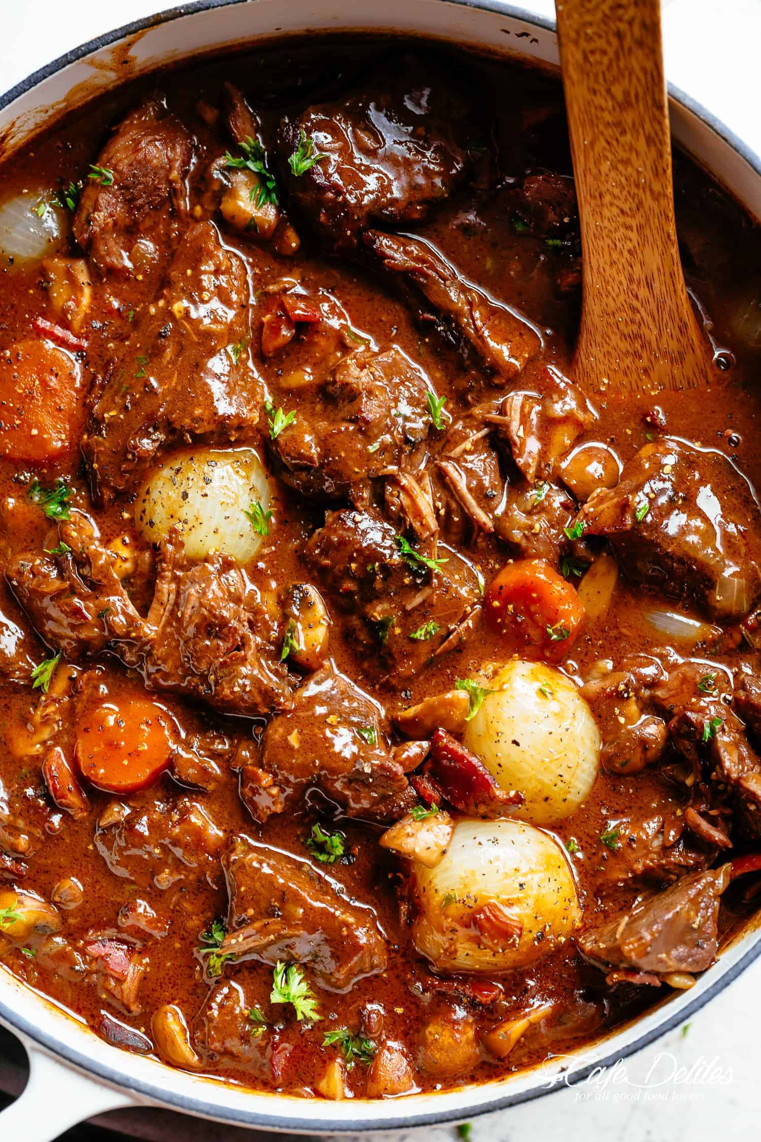 Julia Child Boeuf Bourguignon Recipes
 Beef Bourguignon Julia Child Recipe Cafe Delites