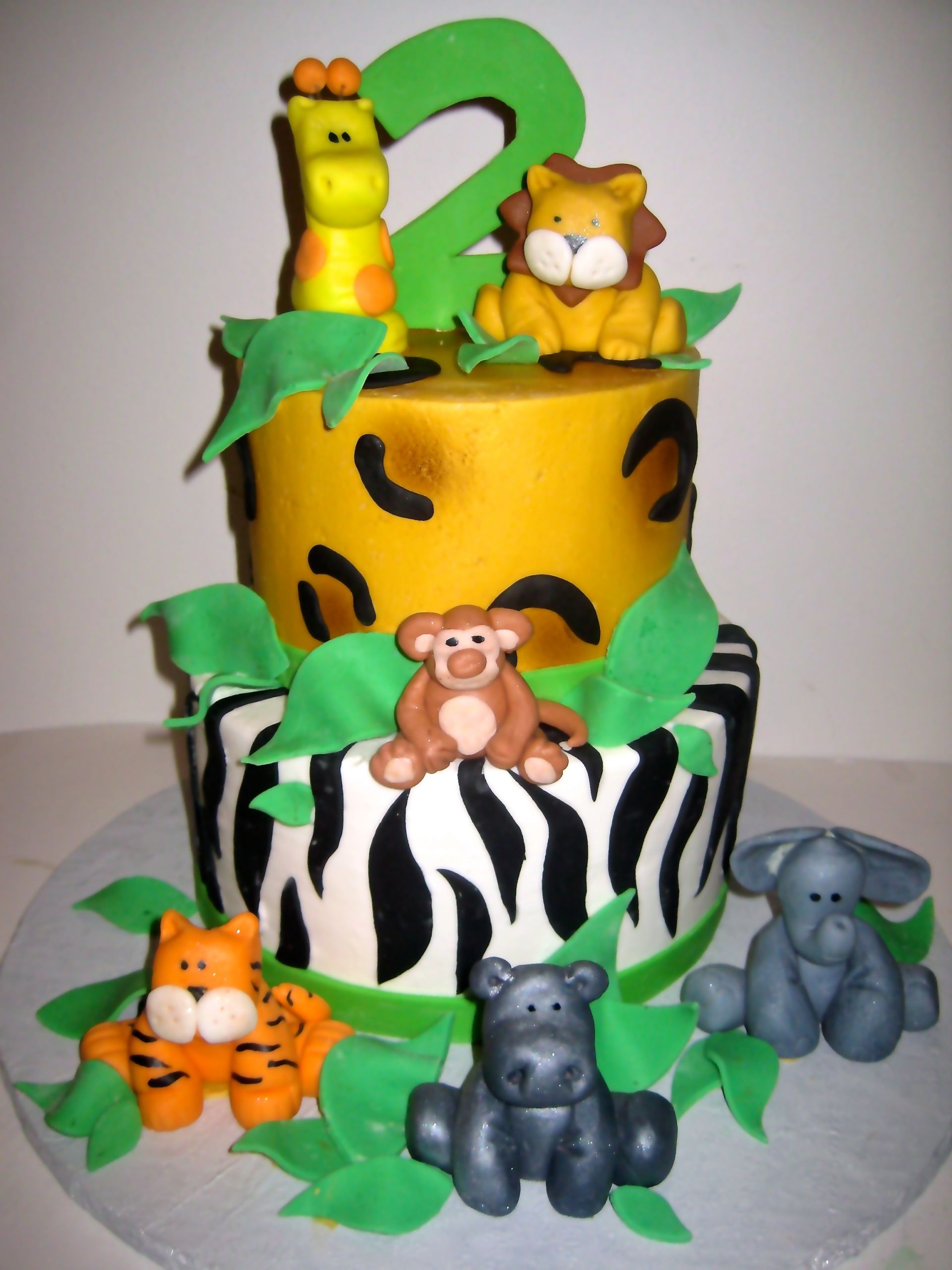 Jungle Birthday Cake
 Jungle Cakes – Decoration Ideas