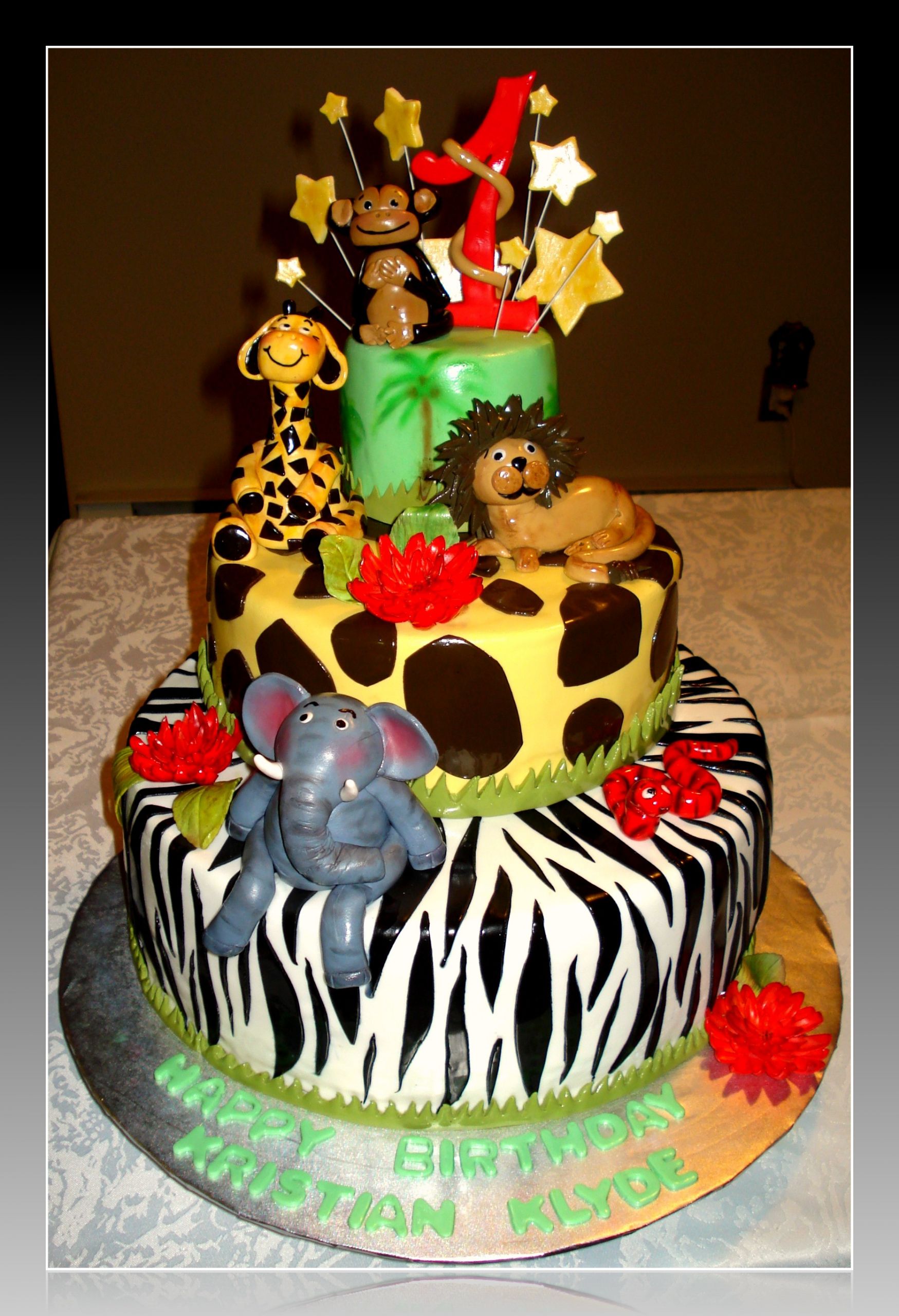 Jungle Birthday Cake
 Jungle Cake