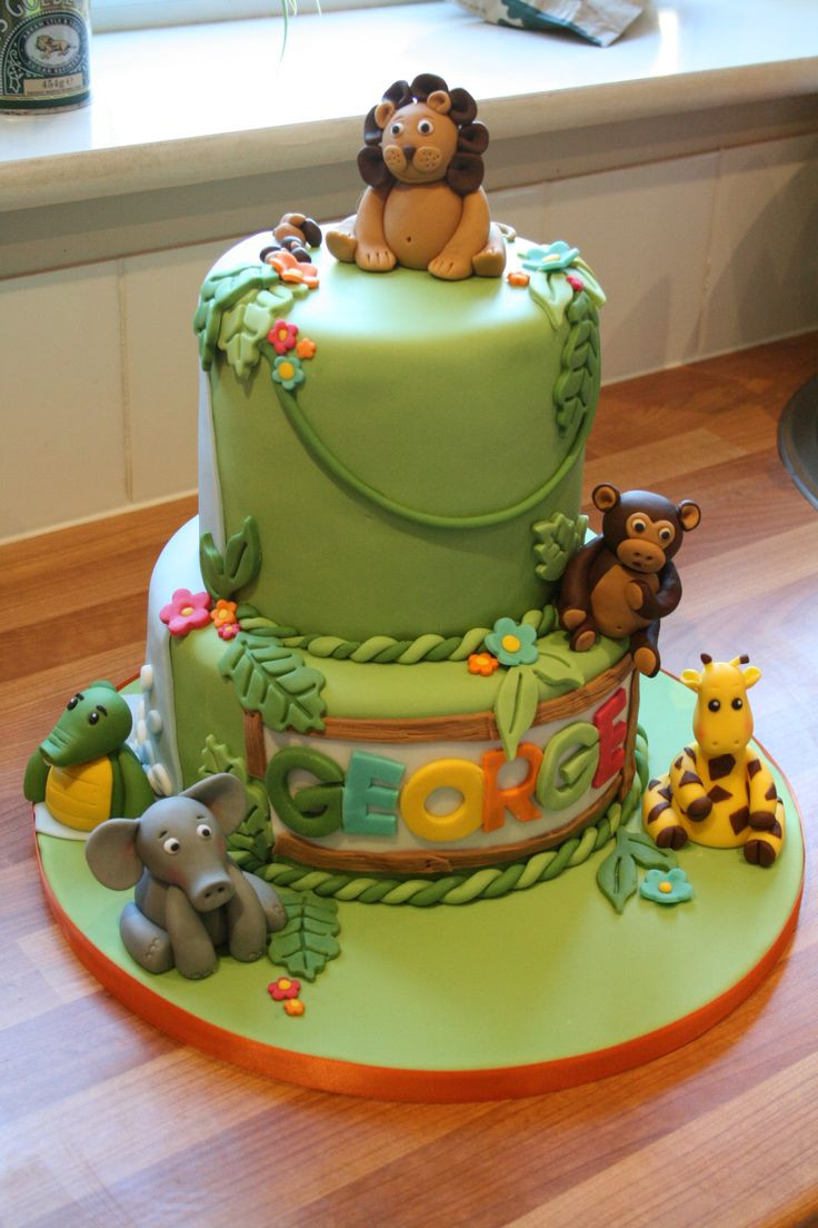 Jungle Birthday Cake
 Jungle themed 1st Birthday Cake