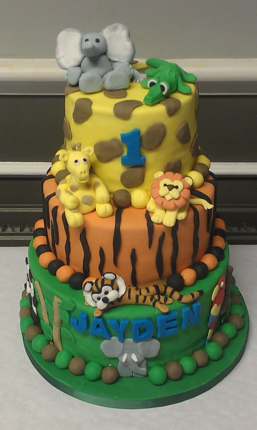 Jungle Birthday Cake
 Theme Cakes Archives The Bake Shop