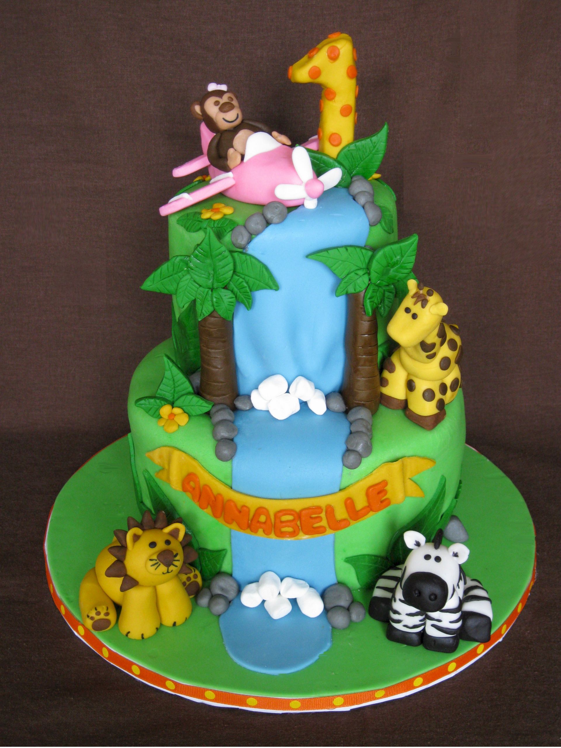 Jungle Birthday Cake
 Jungle Birthday Cake