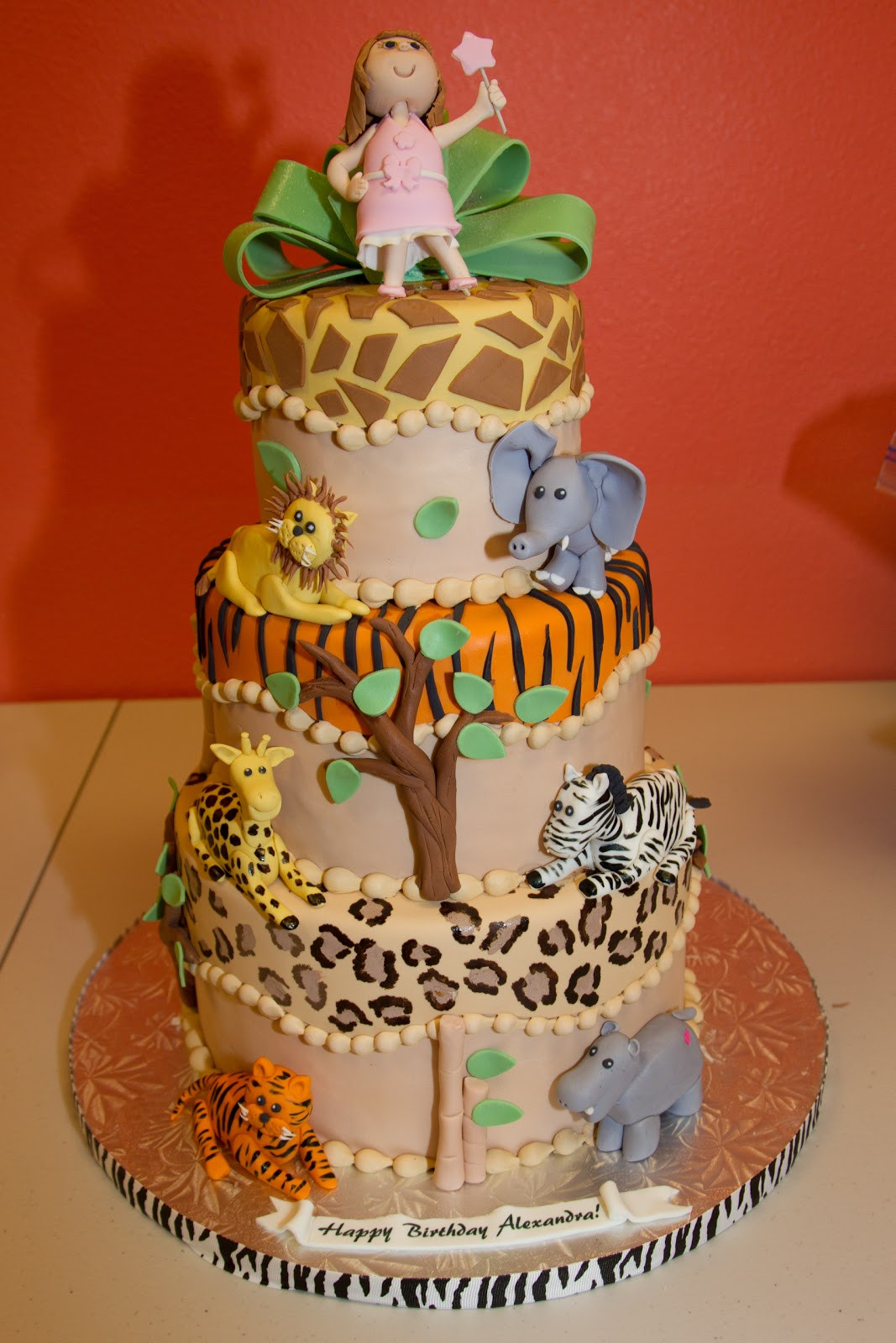 Jungle Birthday Cake
 Free Cake Info Safari Birthday Cake