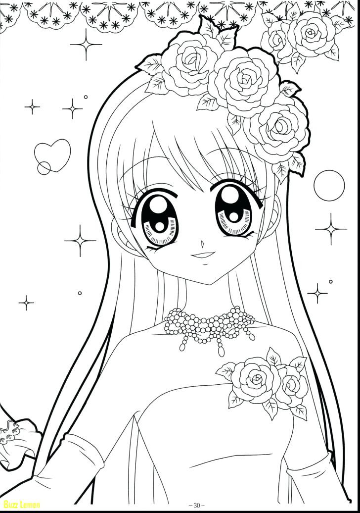 Kawaii Girls Coloring Pages
 Black Girl Coloring Pages at GetColorings