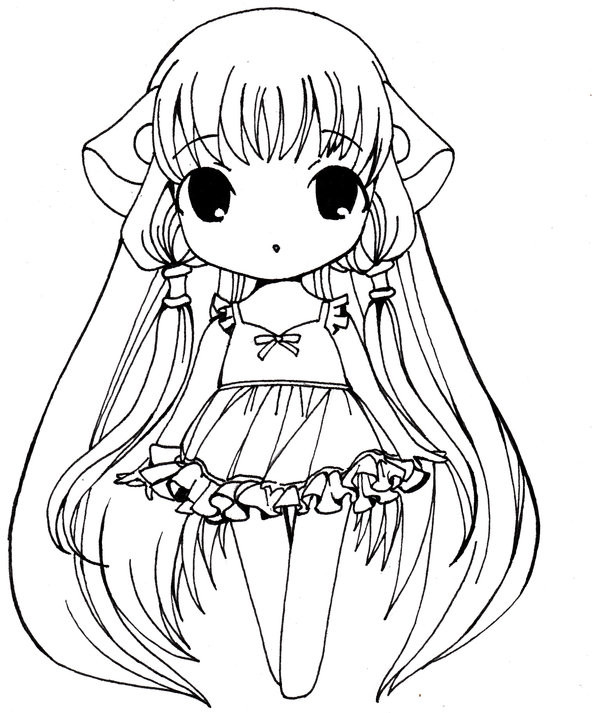 Kawaii Girls Coloring Pages
 Anime Coloring Pages Best Coloring Pages For Kids