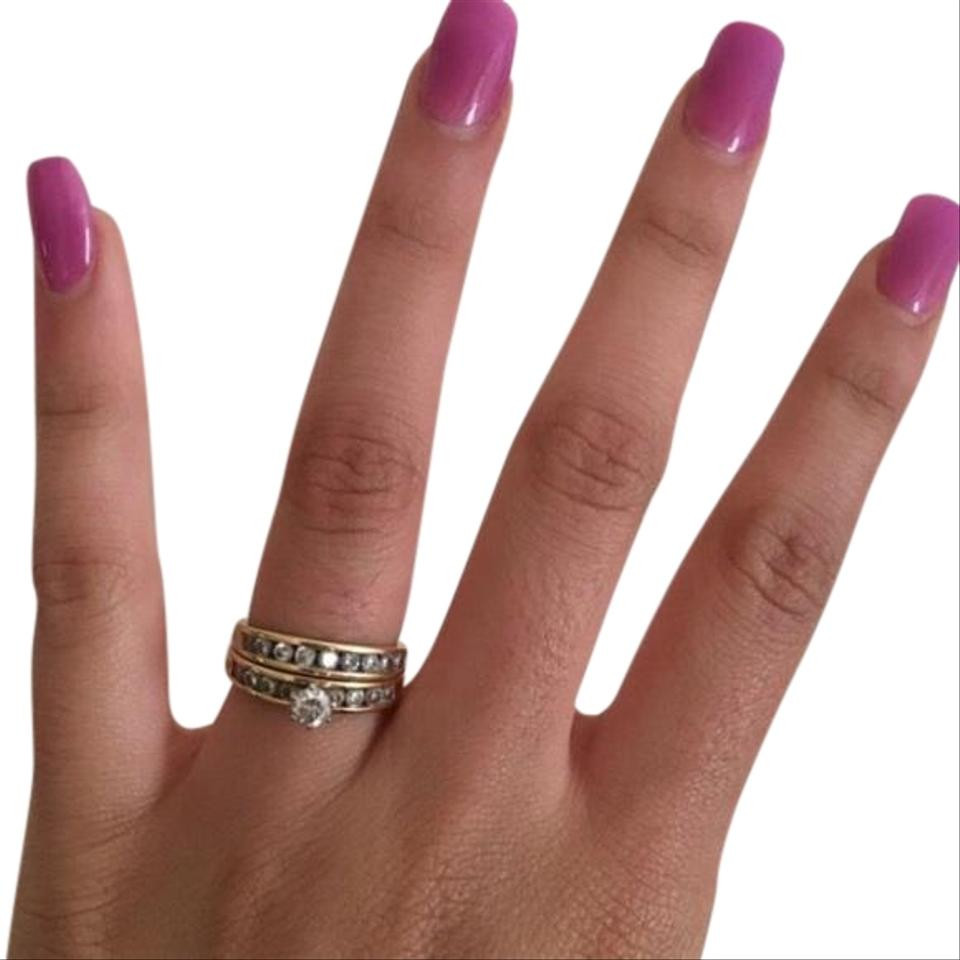 Kay Wedding Rings Sets
 Kay Jewelers 14k Bridal Diamond Wedding Set 75c Ring