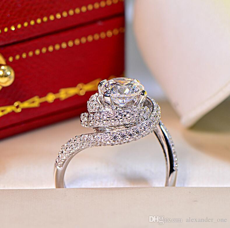 Kay's Wedding Rings
 2019 Gorgeous Line Wide Ring Women Brand Luxury 925