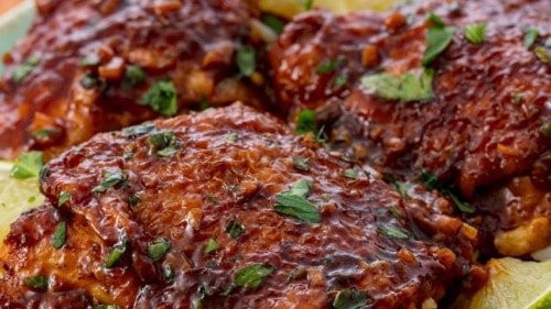 Keto Crockpot Chicken Thighs
 Sweet Slow Cooker Keto Chicken