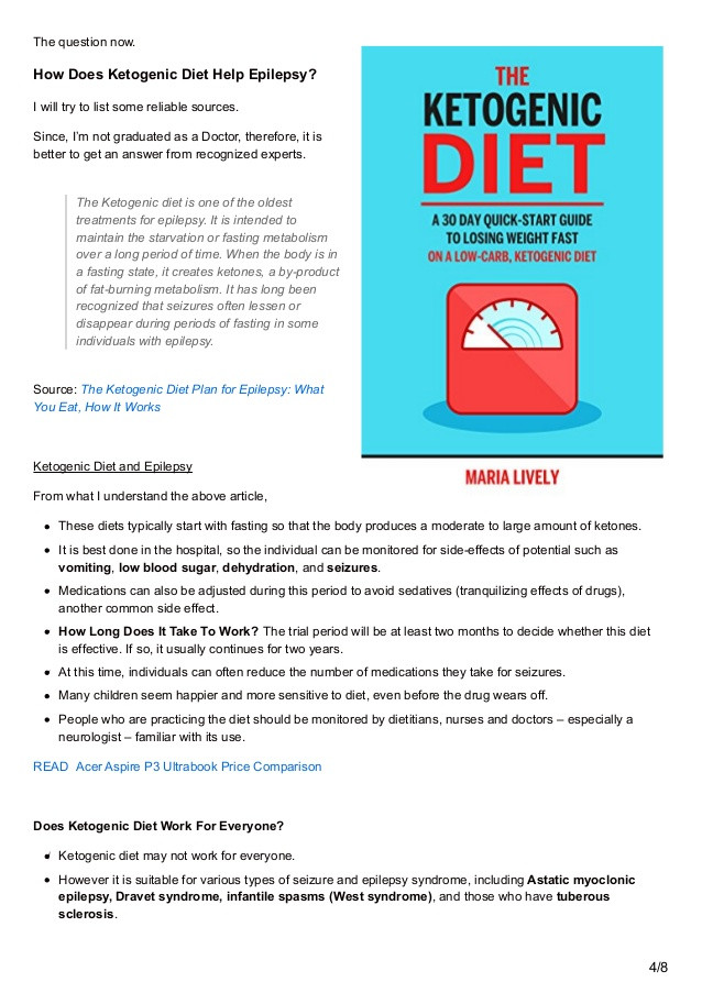Keto Diet Epilepsy
 Ketogenic Diet and Epilepsy Treatment Recipes and Diet