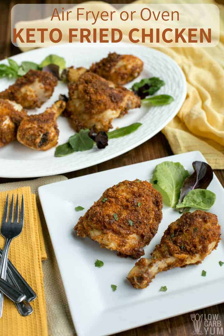 Keto Fried Chicken Pork Rinds
 Low Carb Keto Fried Chicken in Air Fryer or Oven