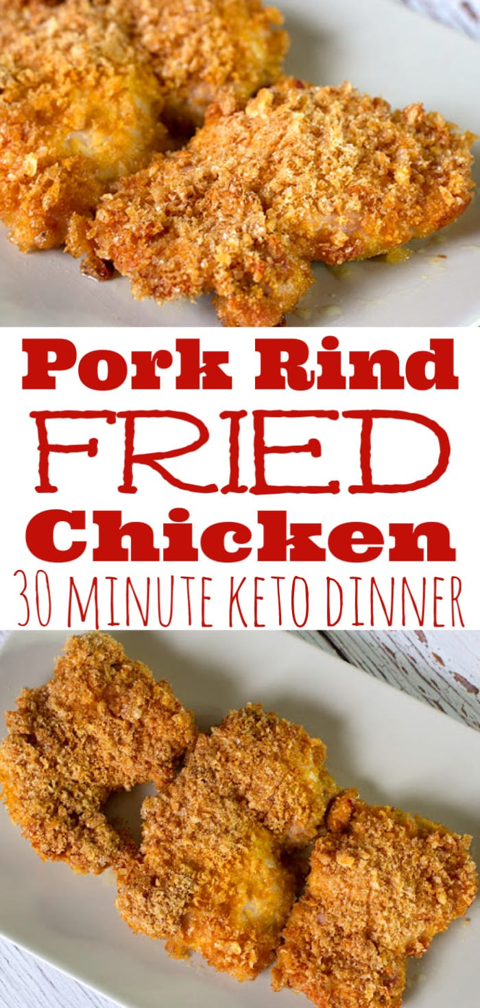 Keto Fried Chicken Pork Rinds
 Crispy Cilantro Lime Pork Rind Fried Chicken Keto Recipe