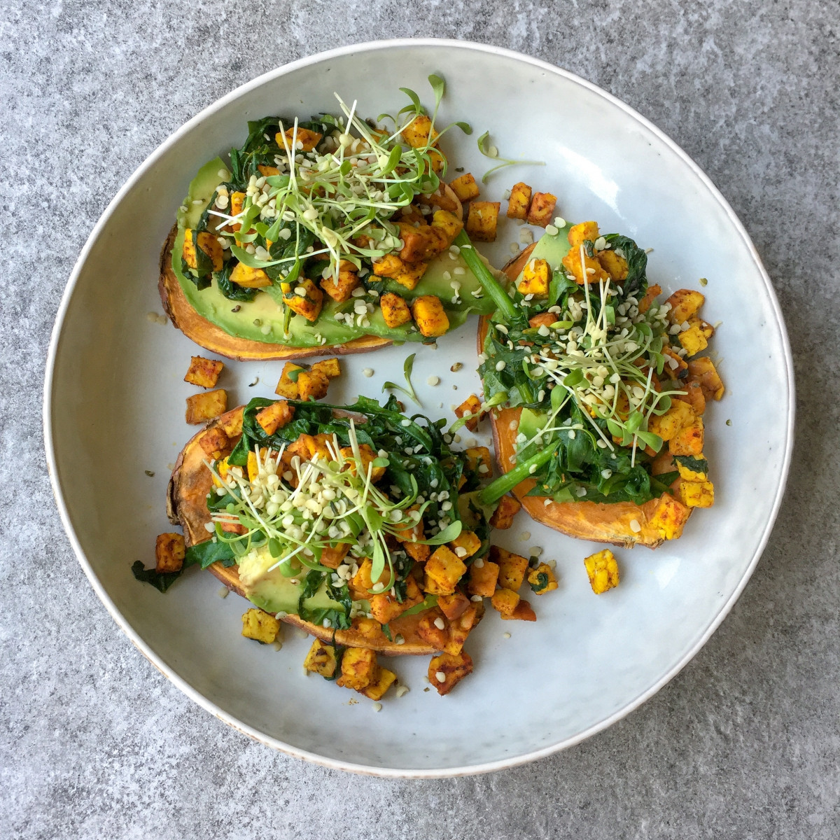 Keto Sweet Potato
 Start to Keto Challenge Sweet potato toast with avocado