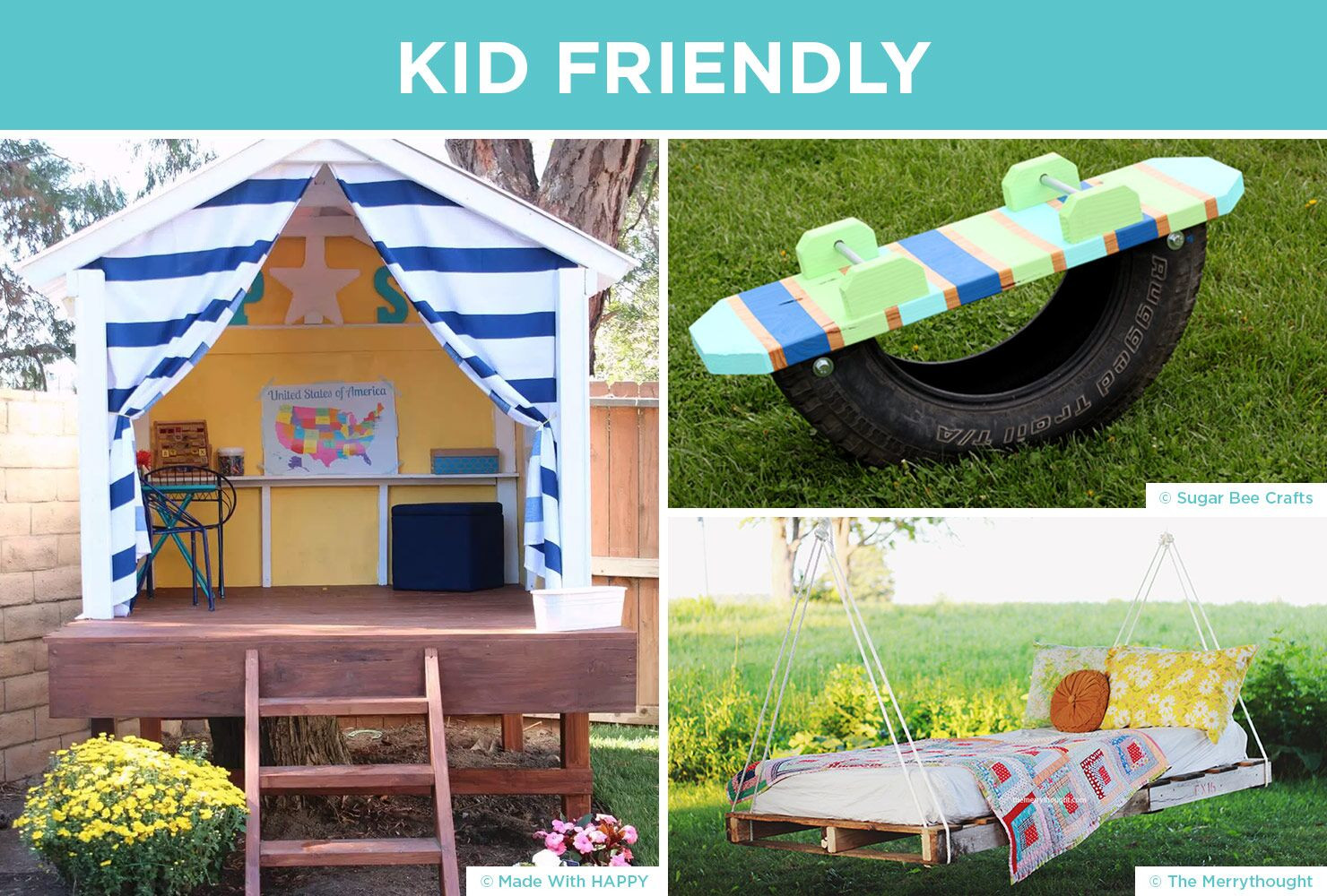 Kid Friendly Backyard Ideas
 30 DIY Backyard Ideas to Create a Space You Love