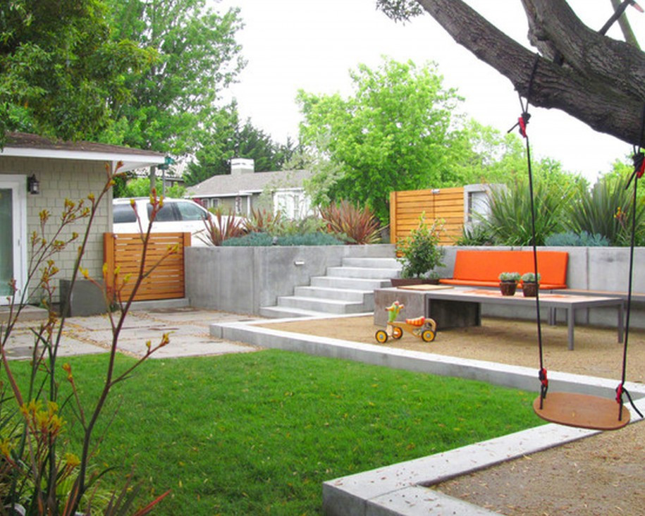 Kid Friendly Backyard Ideas
 Gallery of Garden Ideas for Kids or Children Interior