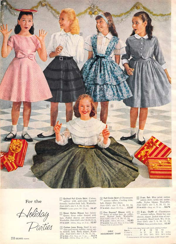 Kids 50S Fashion
 1950s Dresses & Skirts Styles Trends &