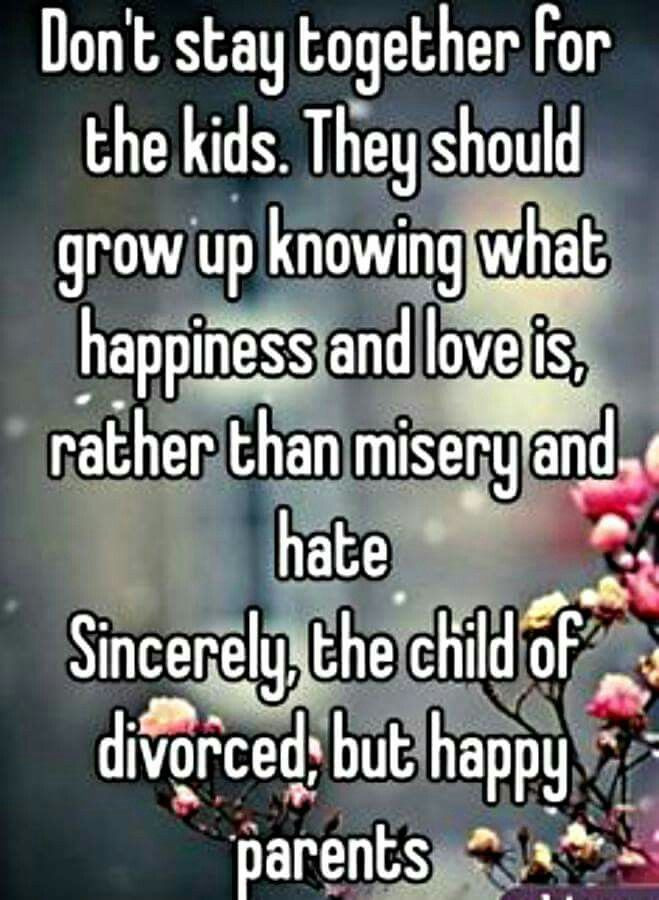Kids And Divorce Quotes
 For real