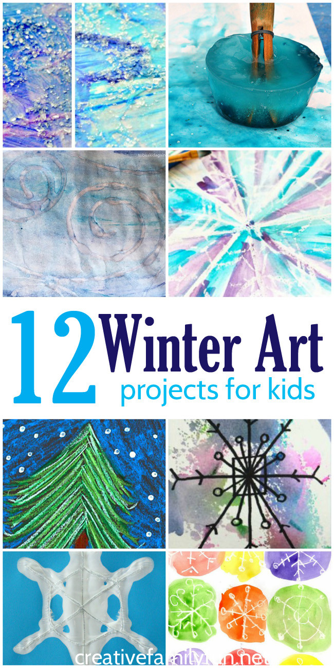 Kids Art Activities
 Creative Family Fun 12 of the Best Winter Art Projects