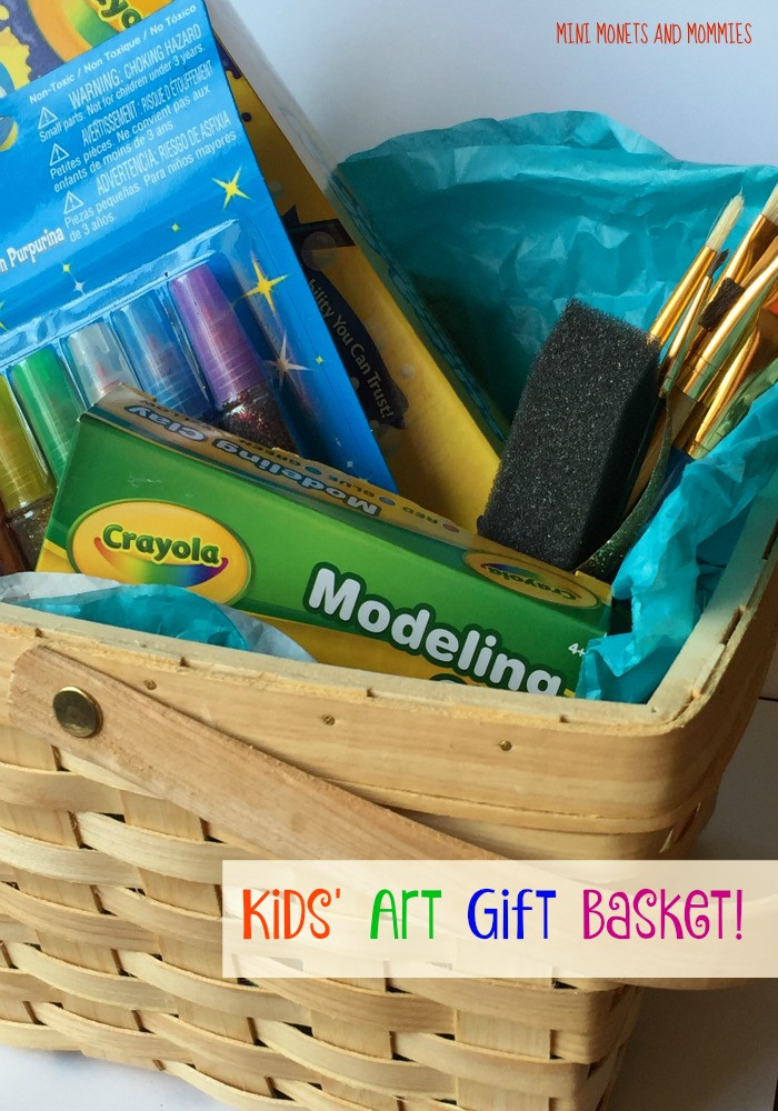 Kids Art Gifts
 Mini Monets and Mommies Kids Art Supply Gift Basket