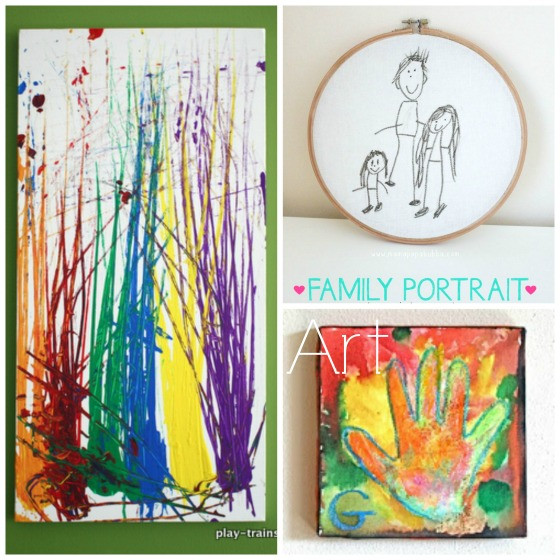 Kids Art Gifts
 40 Gifts Kids Can Make that Grown Ups will Really Use