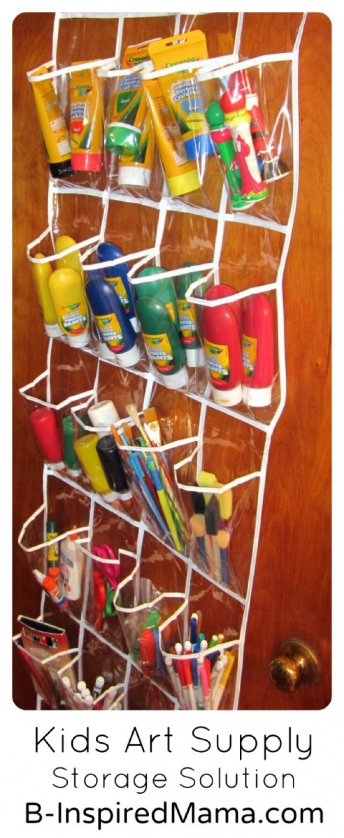 Kids Art Supply Storage
 Keeps Kids Art Supplies Handy and Organized