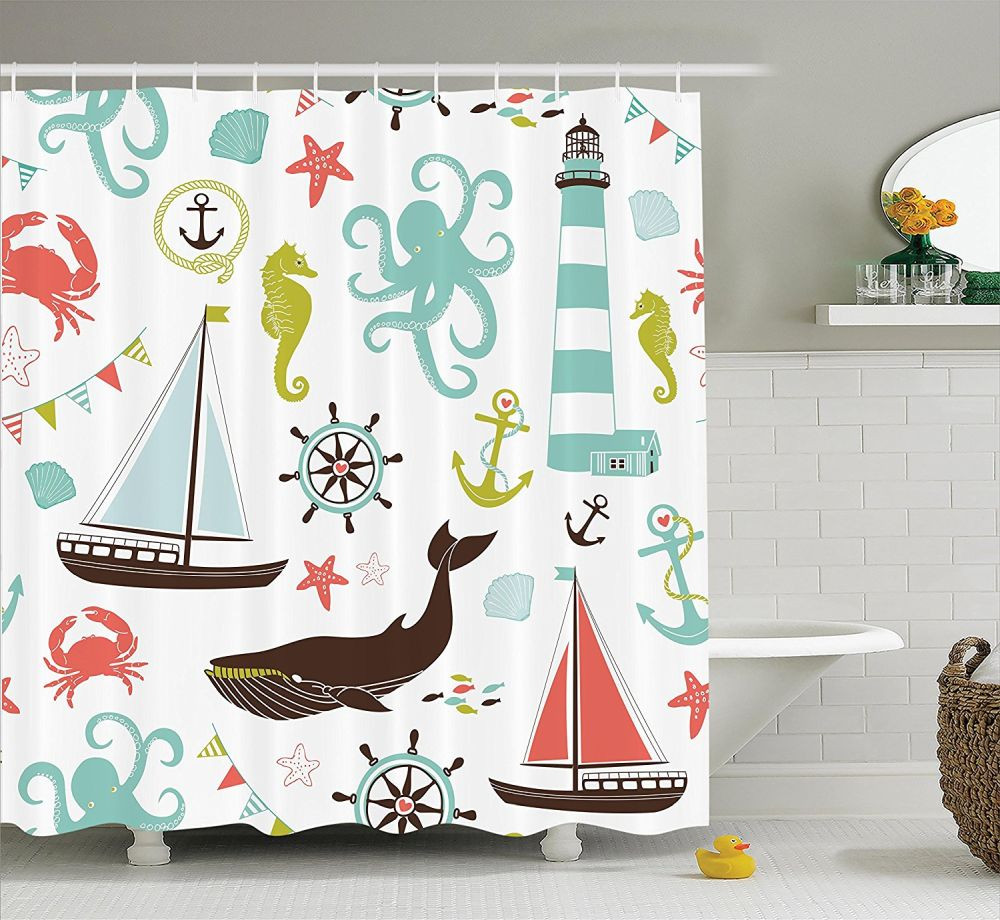 Kids Bathroom Curtains
 30 Kids Shower Curtains With Cute Funny And Colorful Designs