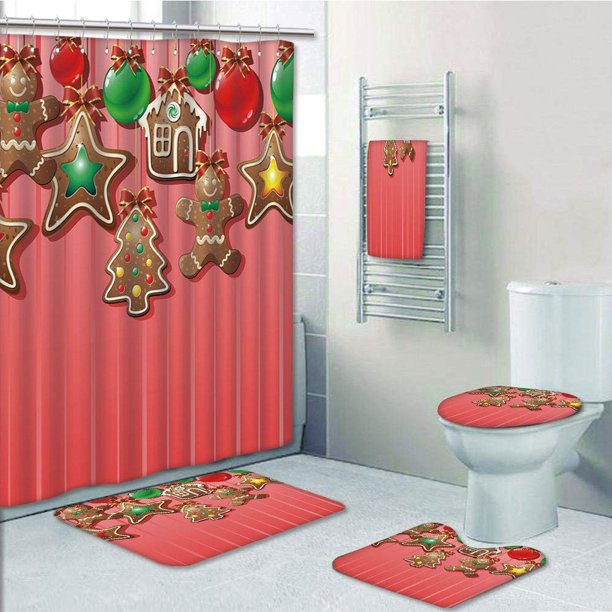 Kids Bathroom Sets Walmart
 PRTAU Gingerbread Man Christmas Cookies Baubles with